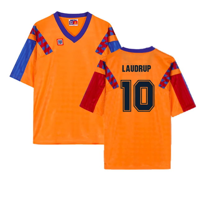 Meyba 1992 Barcelona Reissue Away Shirt (Laudrup 10)-SoccerKits Hub | Buy Soccer Jerseys Online